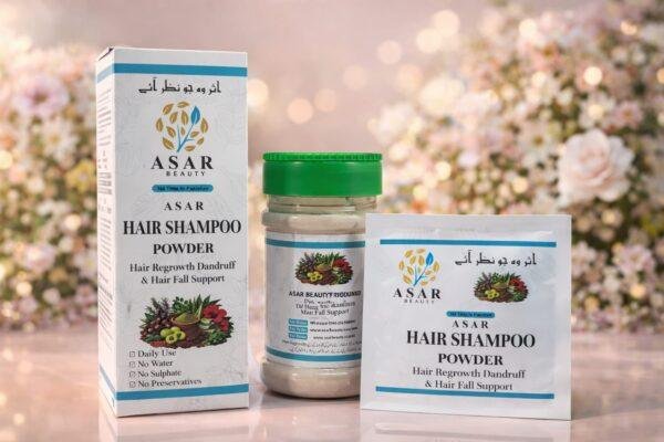 organic hair shampoo powder