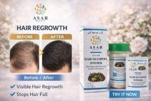 organic hair shampoo powder